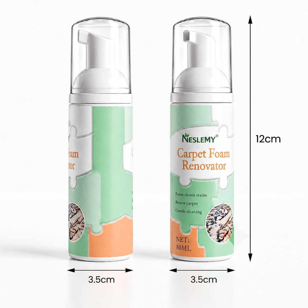 NESLEMY | 🔥Limited Time Promotion 50% OFF🔥 Waterless Carpet Foam Stain Remover with Towel
