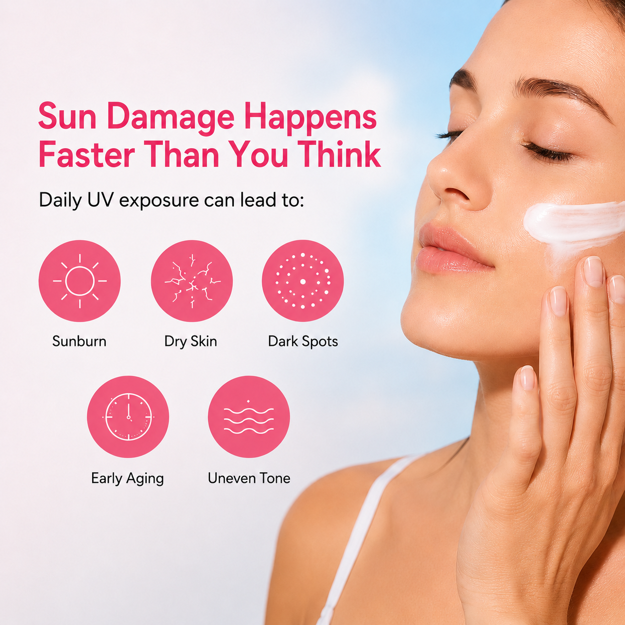 Tryvonna Multi-Effect Sunscreen SPF 50+ – Broad Spectrum UVA/UVB Protection, Water-Resistant, Vitamin E Infused