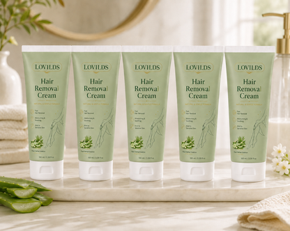 LAST DAY - BUY 1 GET 1 FREE Natural Gentle Hair Removal Cream | For Women & Men, Sensitive Skin