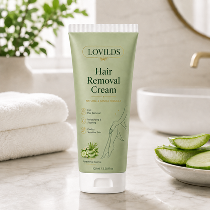 LAST DAY - BUY 1 GET 1 FREE Natural Gentle Hair Removal Cream | For Women & Men, Sensitive Skin
