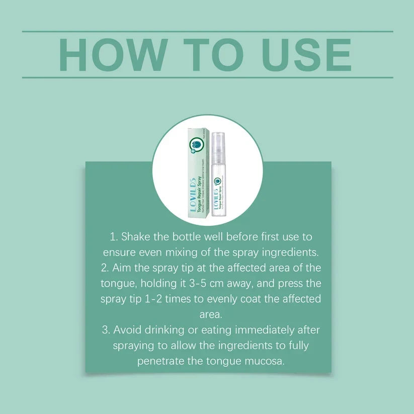 LOVILDS Tongue Repair Spray