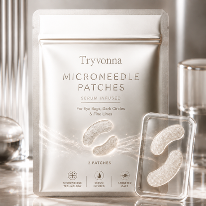 Tryvonna | Dissolving Microneedle Eye Patches