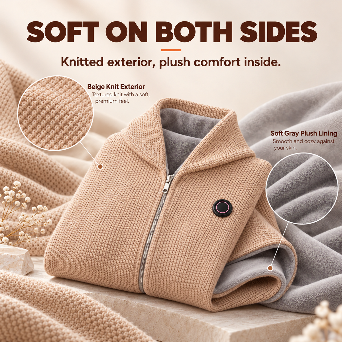 🔥 Christmas Sale — 50% OFF! ❄️ Stay Warm All Winter — Portable Electric Heated Blanket Shawl