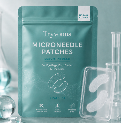 Tryvonna | Dissolving Microneedle Eye Patches