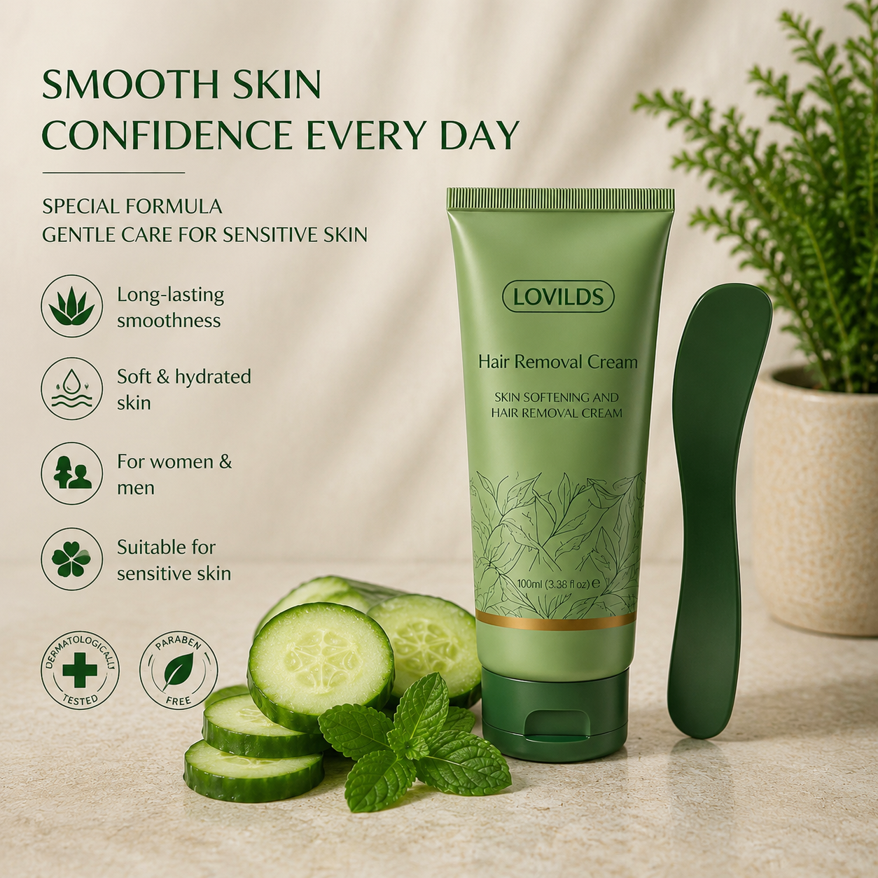 LOVILDS™ Hair Removal Cream for All Women & Men